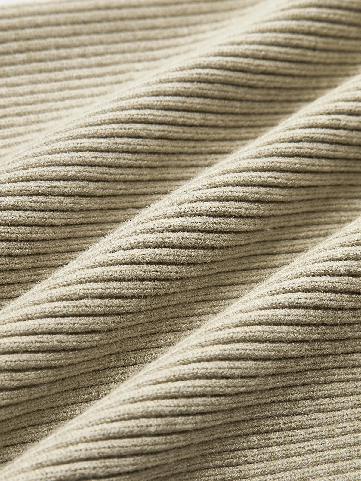 Drawstring Ribbed Soft Sweater Pants sold by COMMENSE product image thumbnail 4
