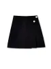 Asymmetrical Back-Zipper Pleated Jersey Skirt sold by COMMENSE