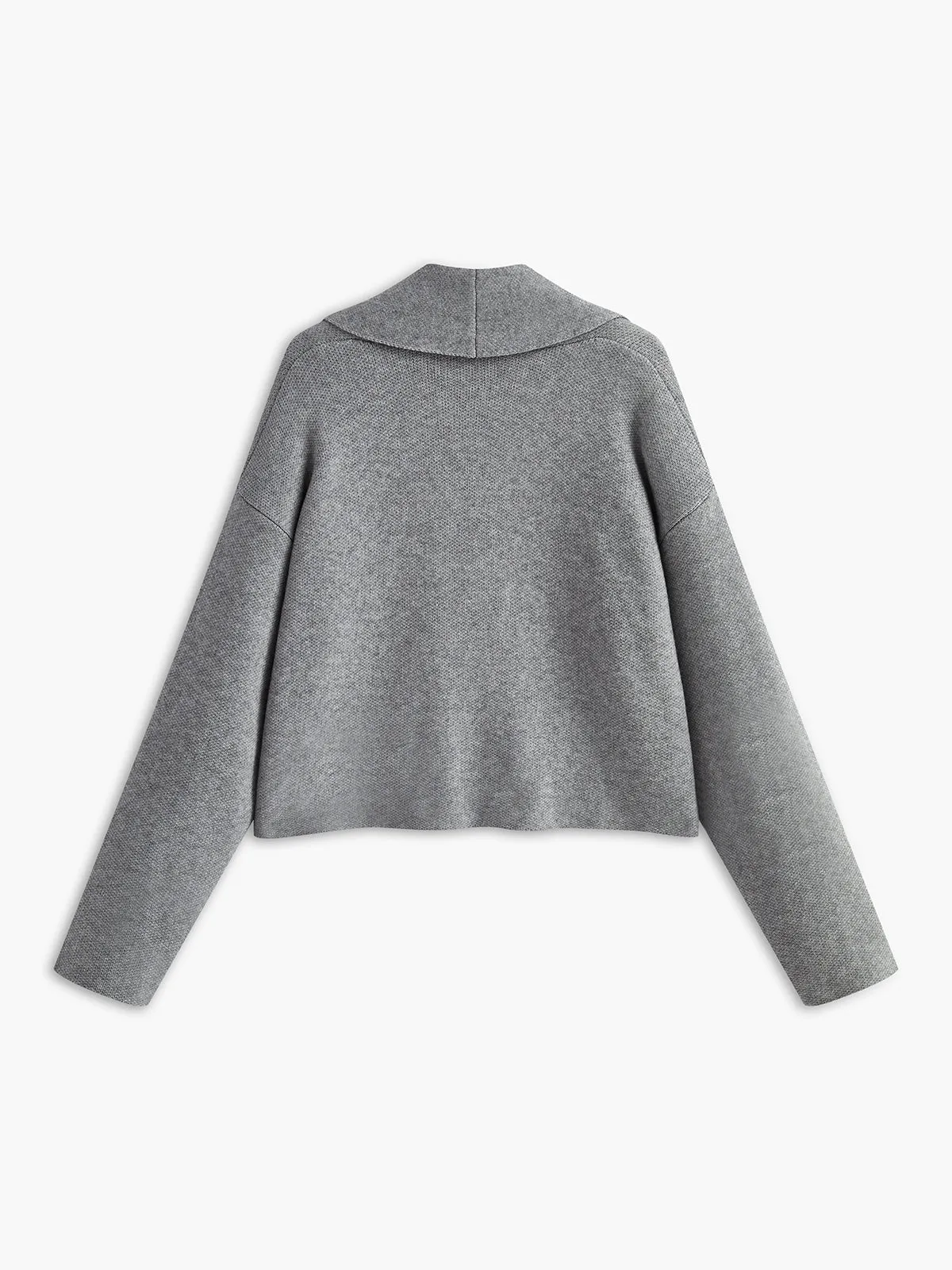 Minimalist Lapel Cardigan sold by COMMENSE product image thumbnail 2
