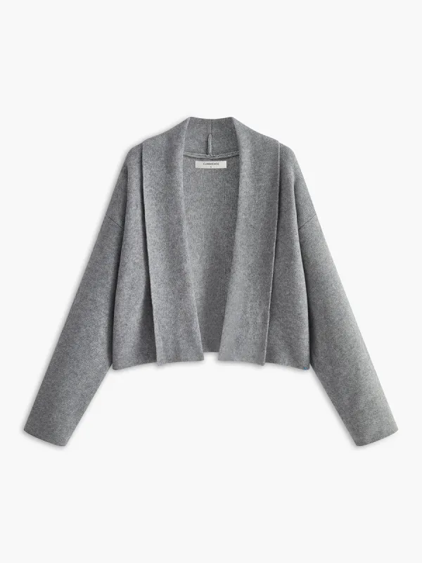 Minimalist Lapel Cardigan sold by COMMENSE