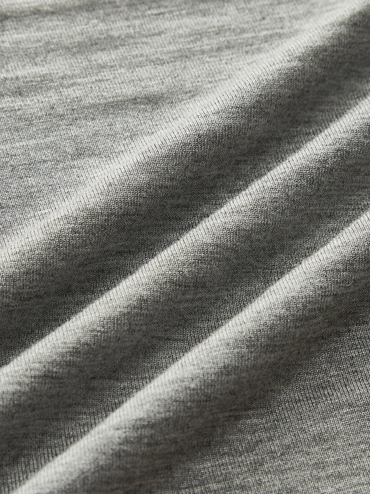 Asymmetrical Neck Pleated Long Sleeve T-Shirt sold by COMMENSE product image thumbnail 3