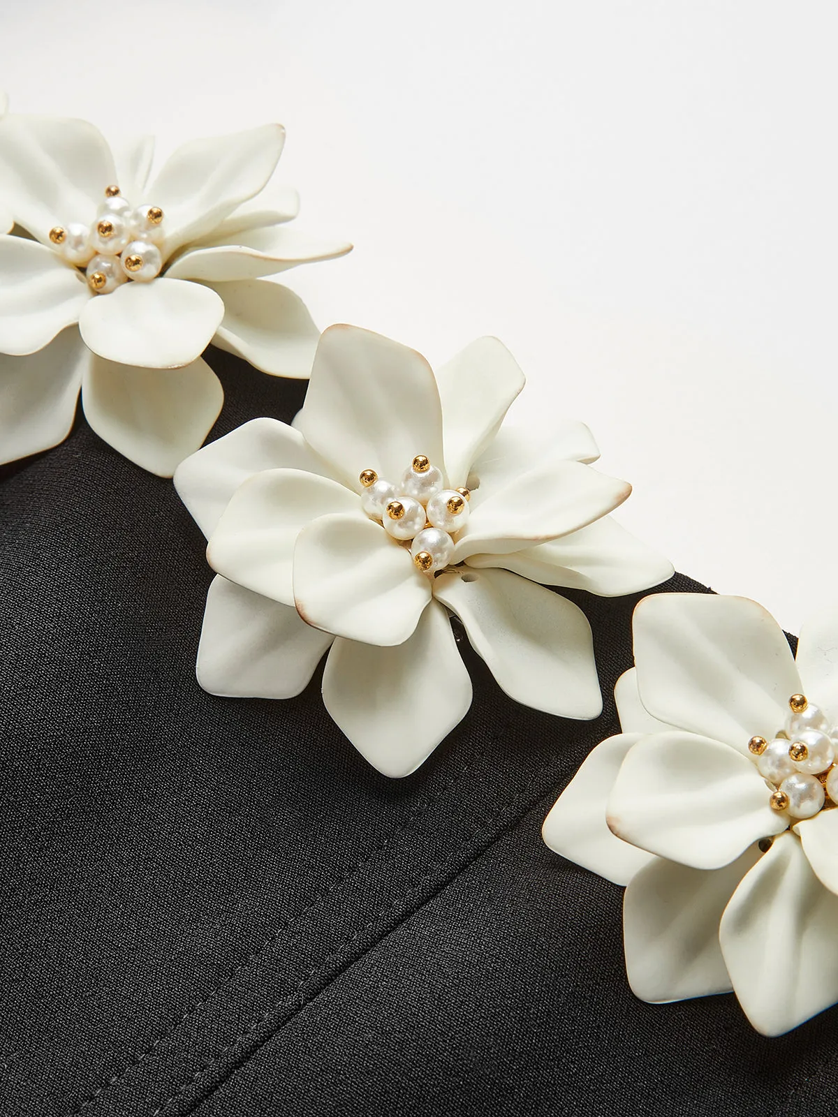 3D Flower Back Zipper Tank Dress sold by COMMENSE product image thumbnail 4