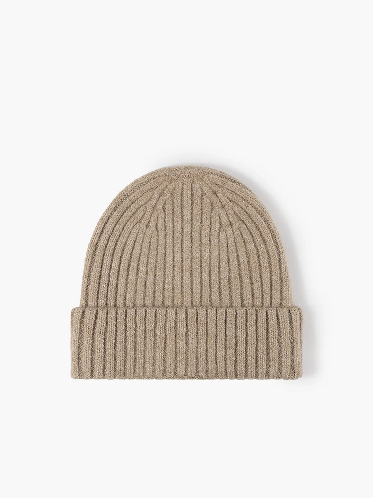 Wool-Blend Ribbed Soft Hat sold by COMMENSE