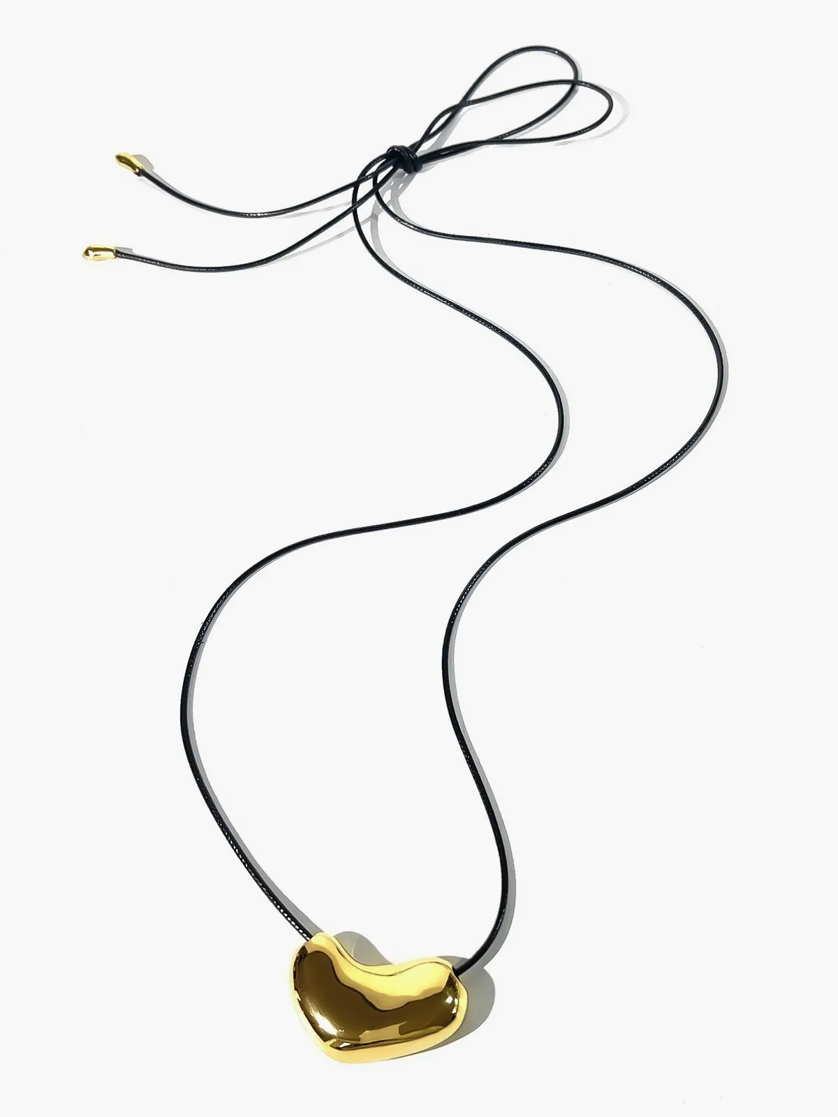 V-Shape Heart Rope Necklace sold by COMMENSE product image thumbnail 2