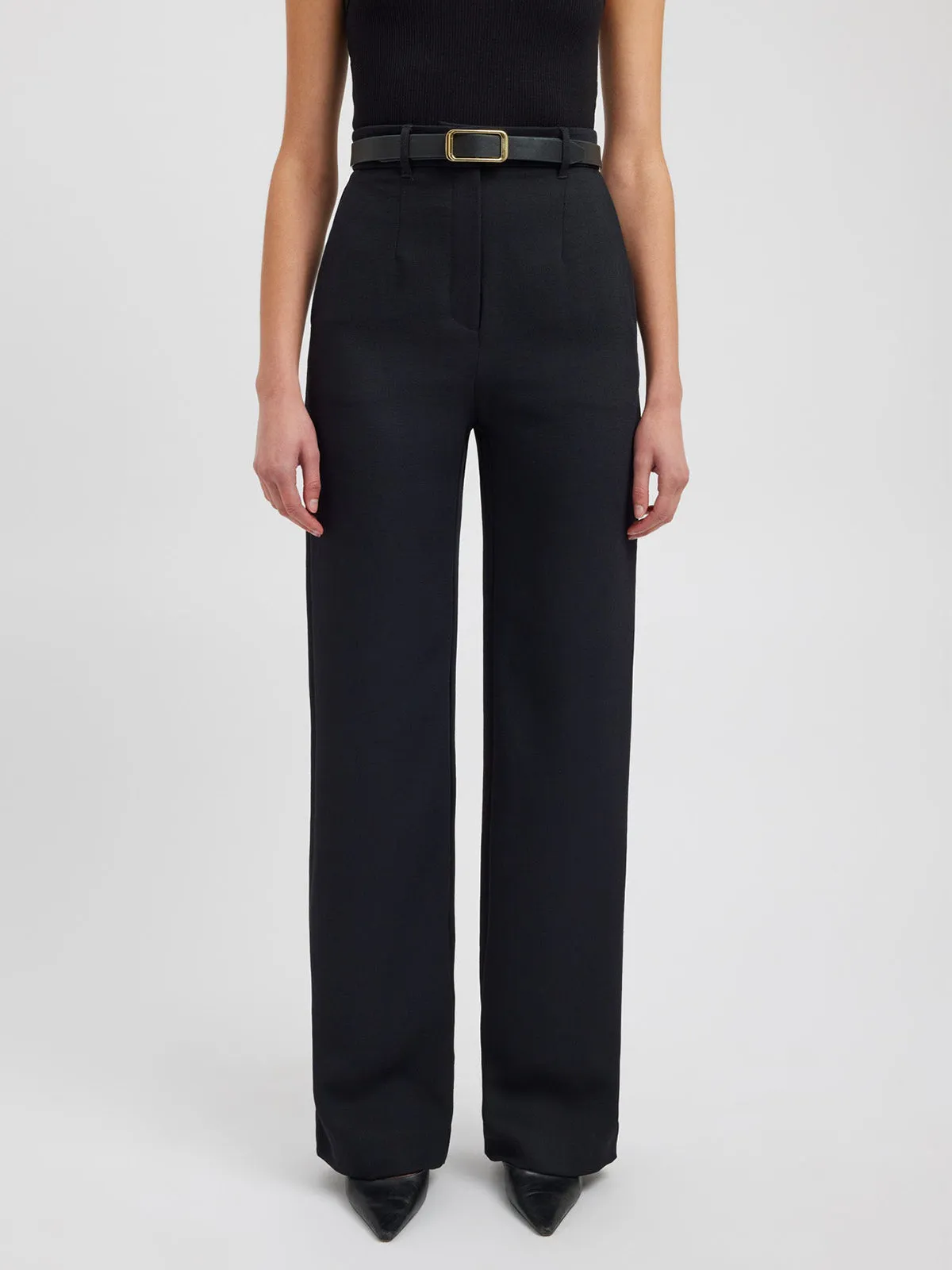 Business Casual Pockets Straight Pants sold by COMMENSE