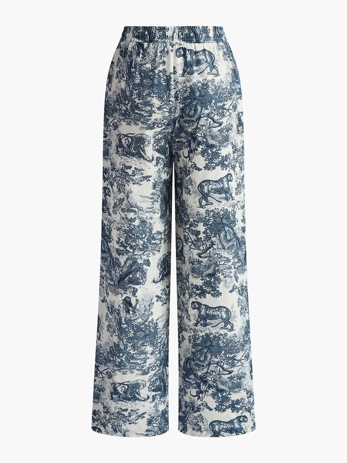 Boheme Printed Elastic Waist Pants sold by COMMENSE product image thumbnail 2