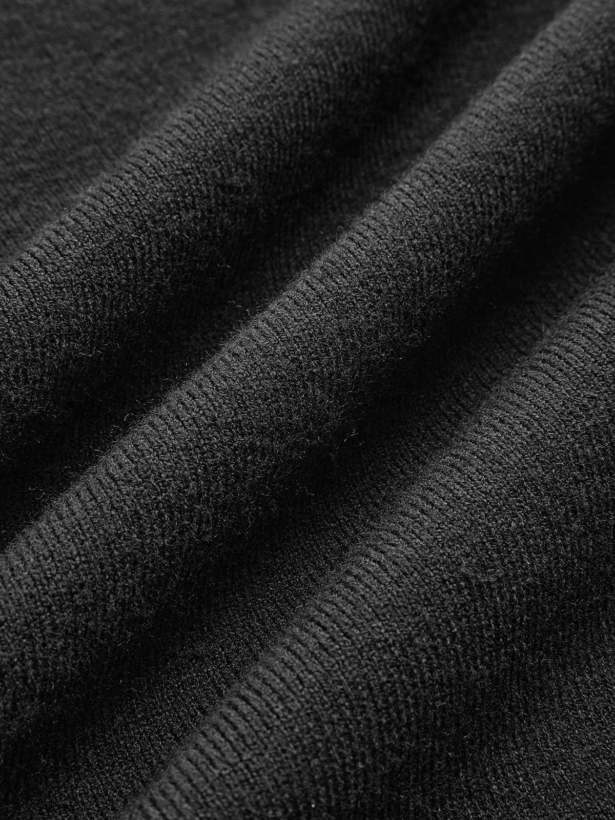 Contrast Collar Flowy Sweater Short Dress sold by COMMENSE product image thumbnail 3