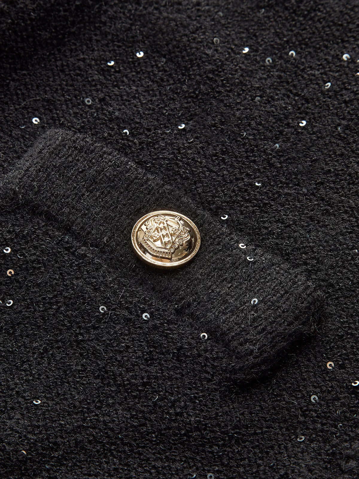 Polka Dot Decor Button Sweater Vest sold by COMMENSE product image thumbnail 2