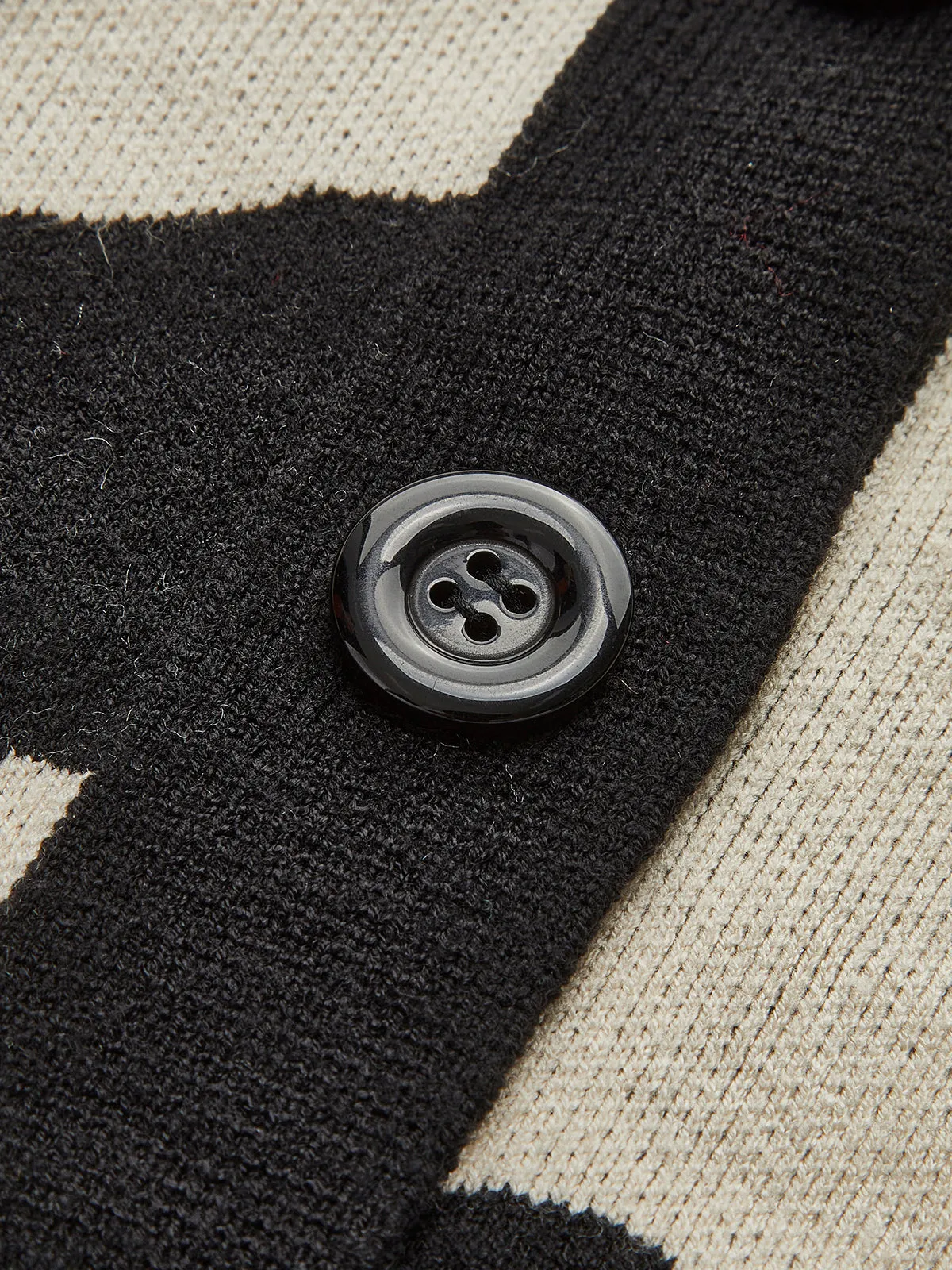 Zebra V-Neck Cardigan sold by COMMENSE product image thumbnail 3