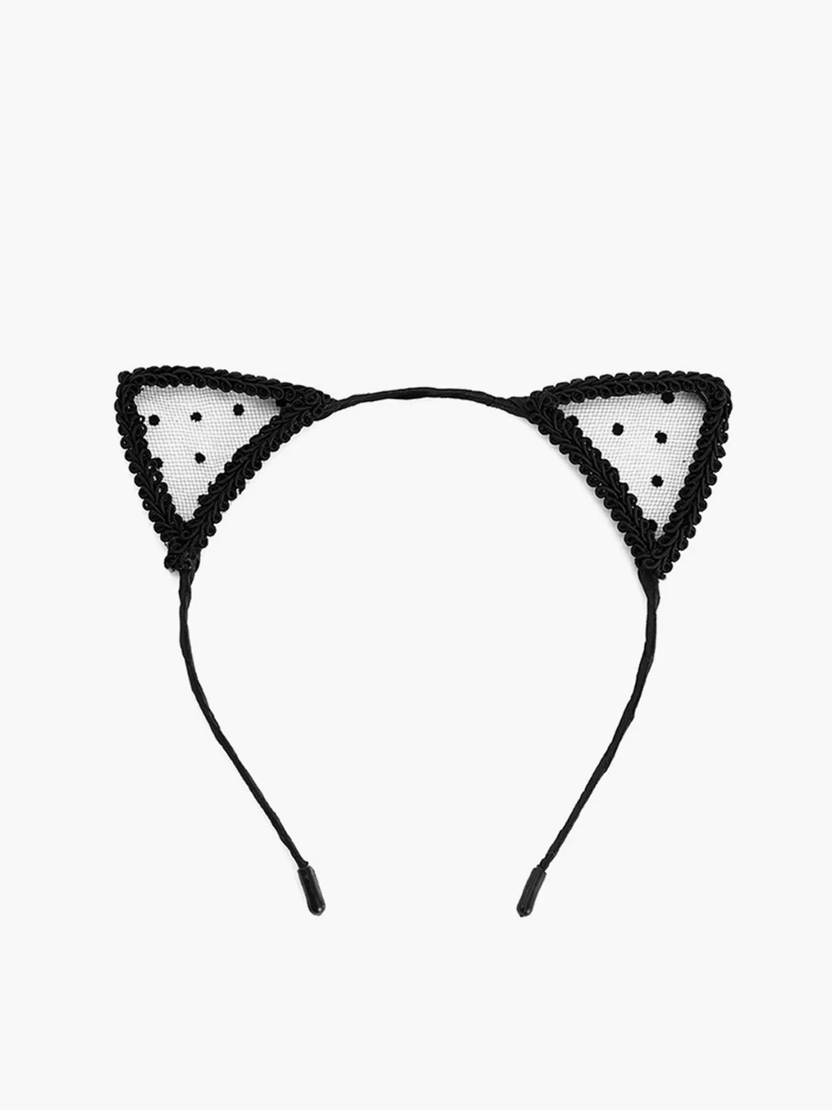Halloween Angel Lace Cat Ears Headband sold by COMMENSE product image thumbnail 2