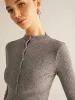 Button Down Cardigan sold by COMMENSE