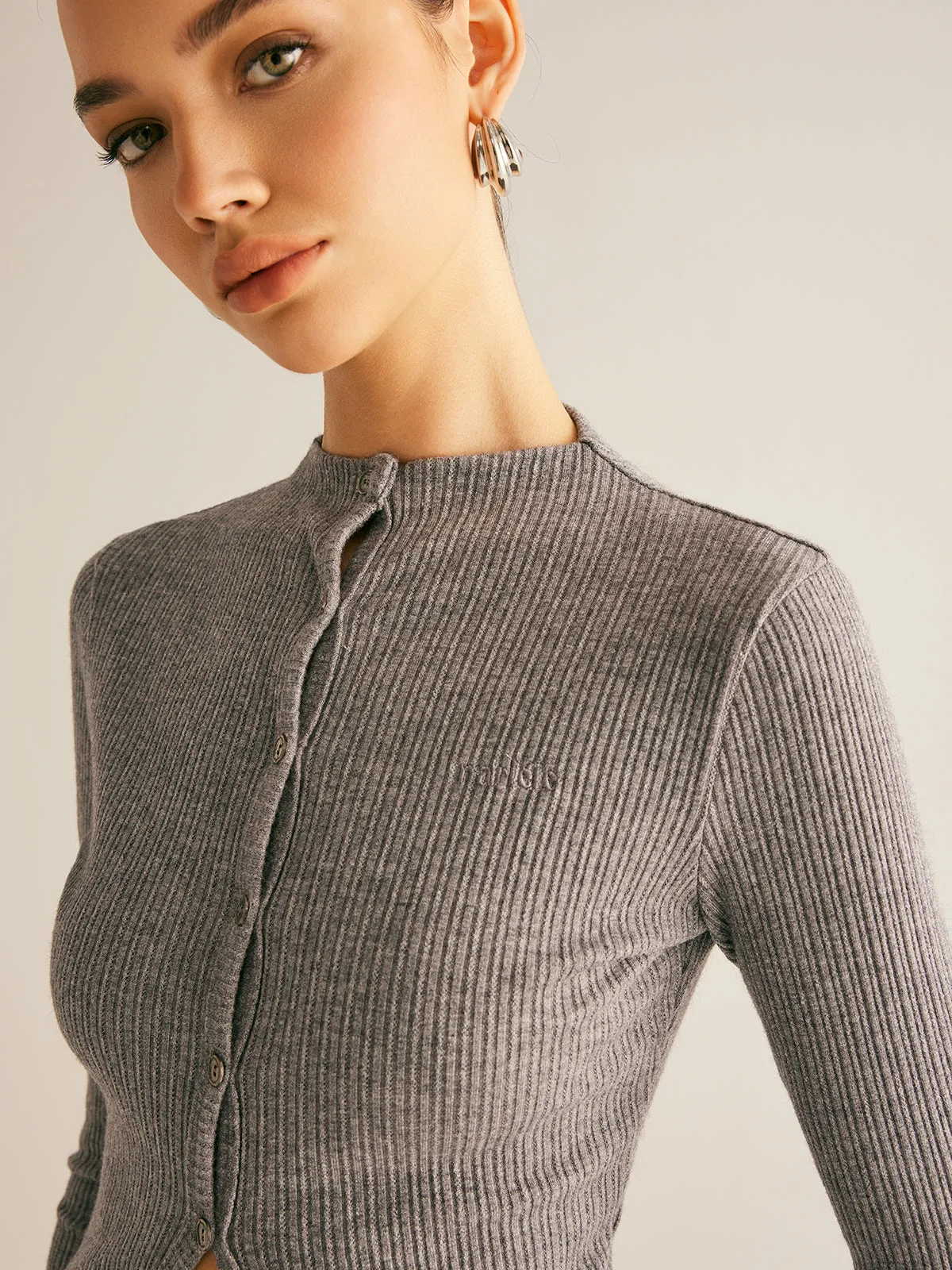 Button Down Cardigan sold by COMMENSE product image thumbnail 4