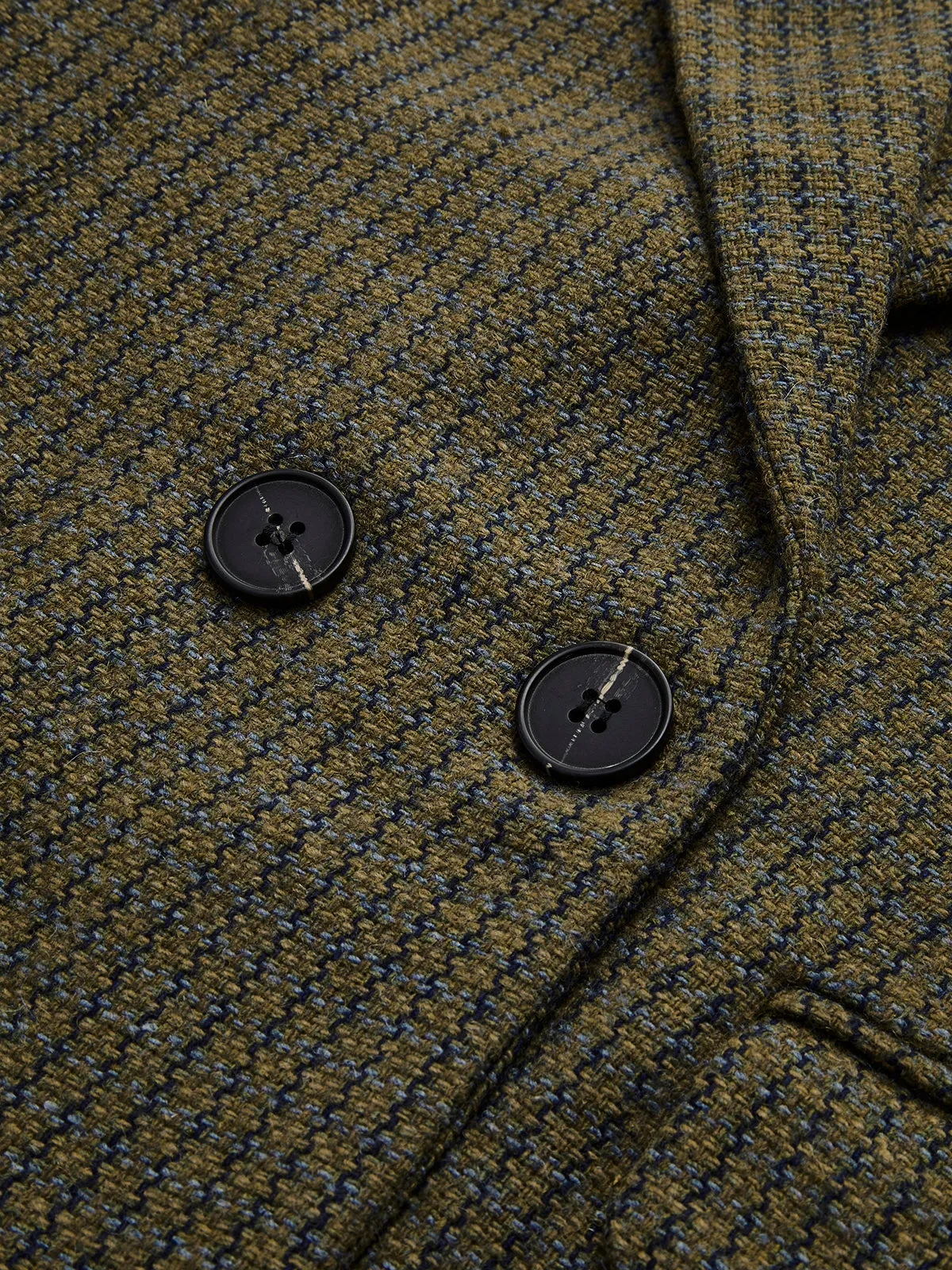 Vintage Tweed Plaid Blazer sold by COMMENSE product image thumbnail 3