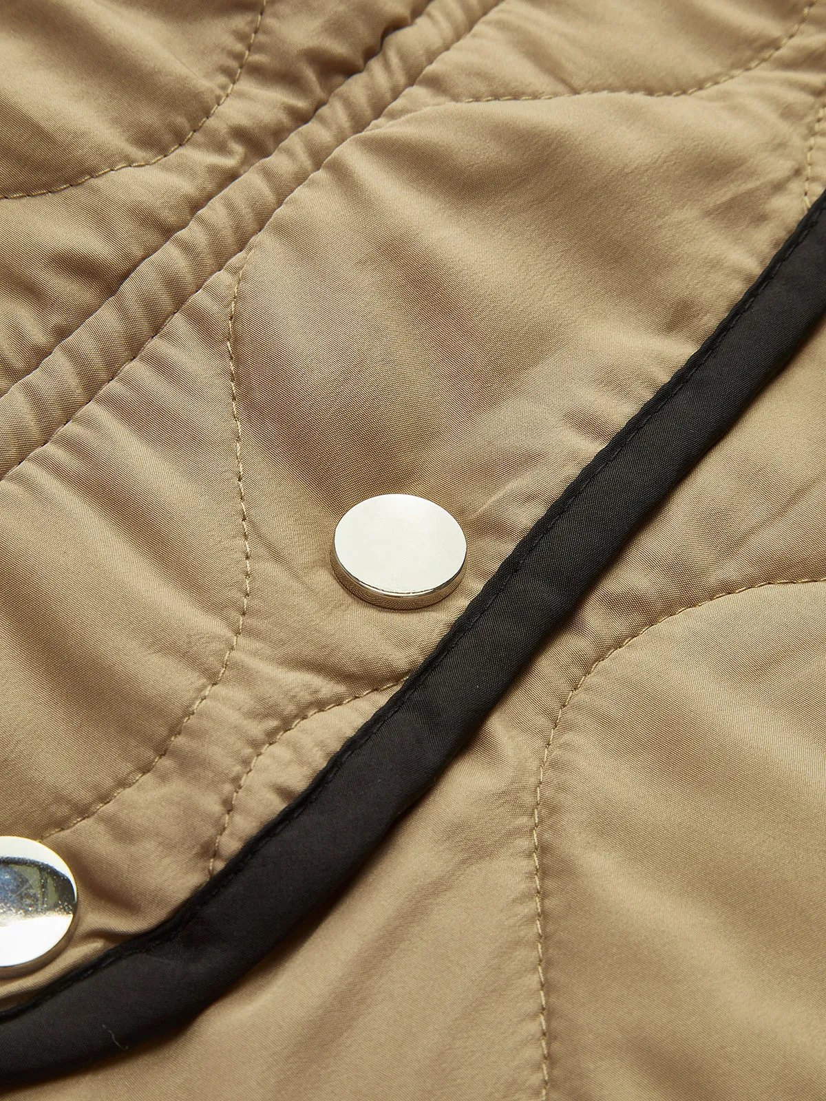 Drawstring Panel Zipper Knit Outerwear sold by COMMENSE product image thumbnail 3