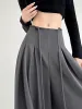 Rope-Belted Pleated Wide-Leg Pants sold by COMMENSE