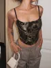 Vintage Drawstring Cami Corset Top sold by COMMENSE