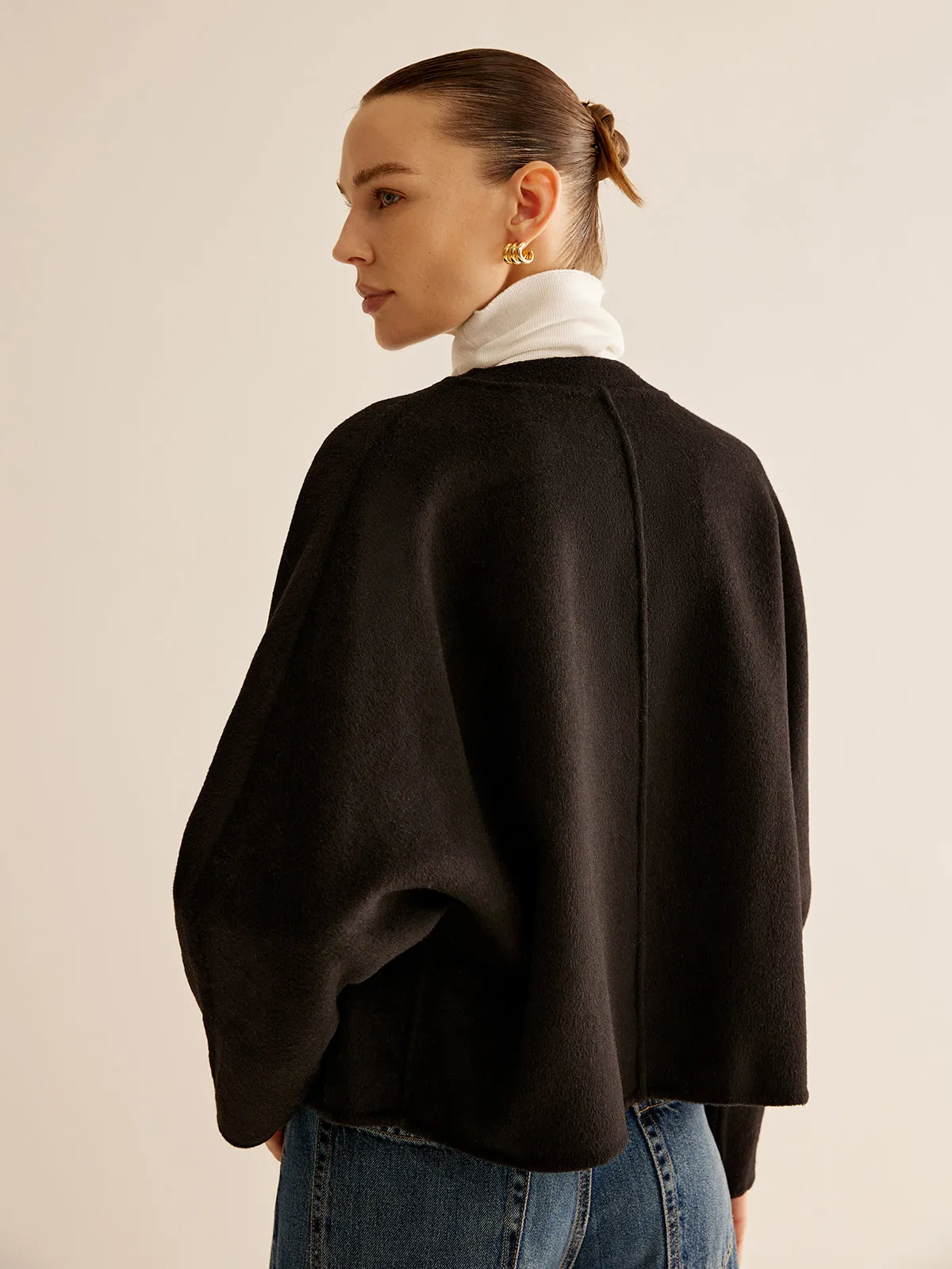 Wool-Blend Metal-Button Jacket sold by COMMENSE product image thumbnail 5