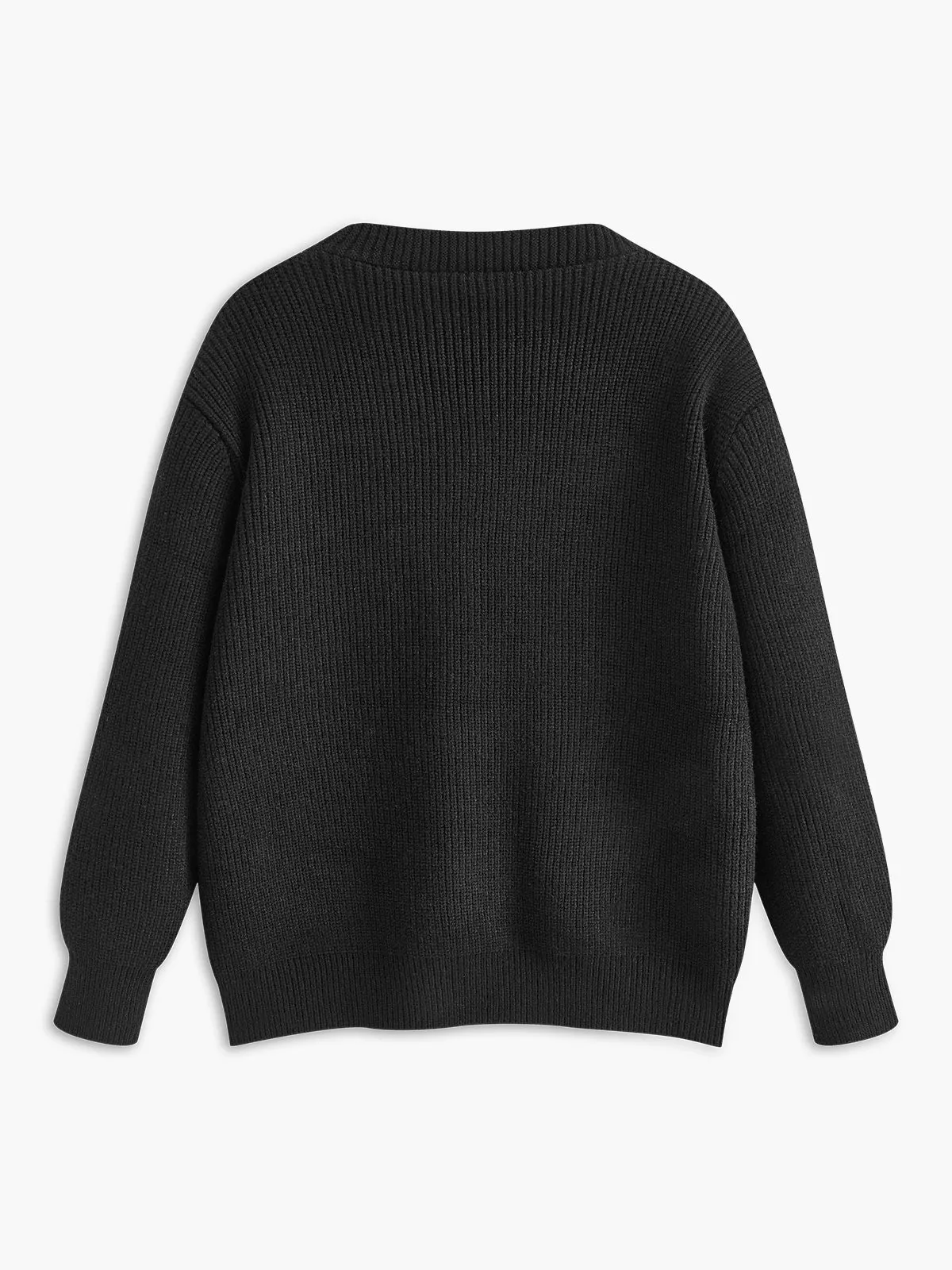 Contrast Piping Panel Cozy Cardigan sold by COMMENSE product image thumbnail 2