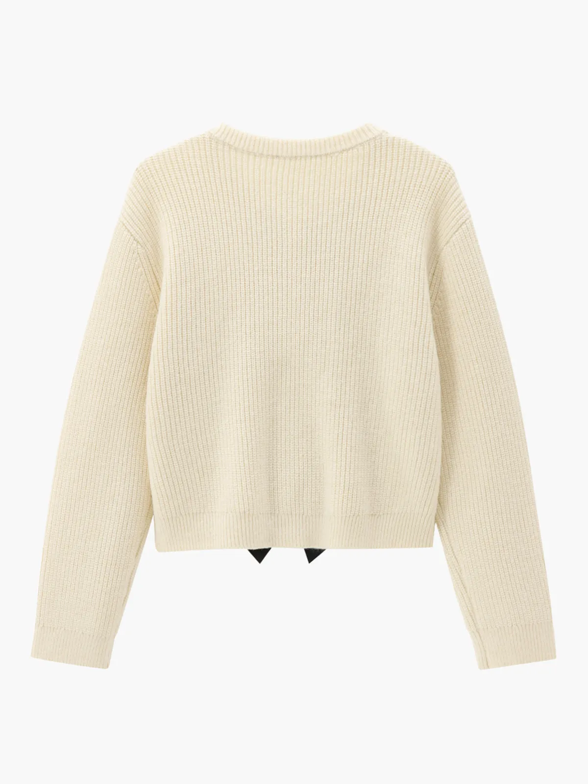 Bow Ribbed Warm Sweater sold by COMMENSE product image thumbnail 2