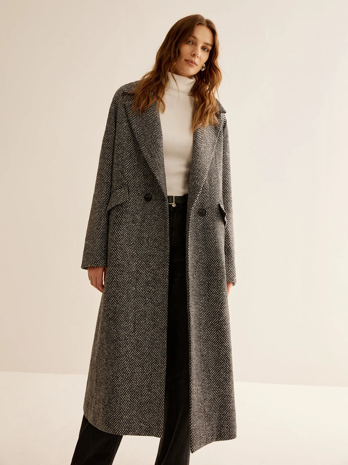 Essential Versatile Long Trench Coat sold by COMMENSE product image thumbnail 5
