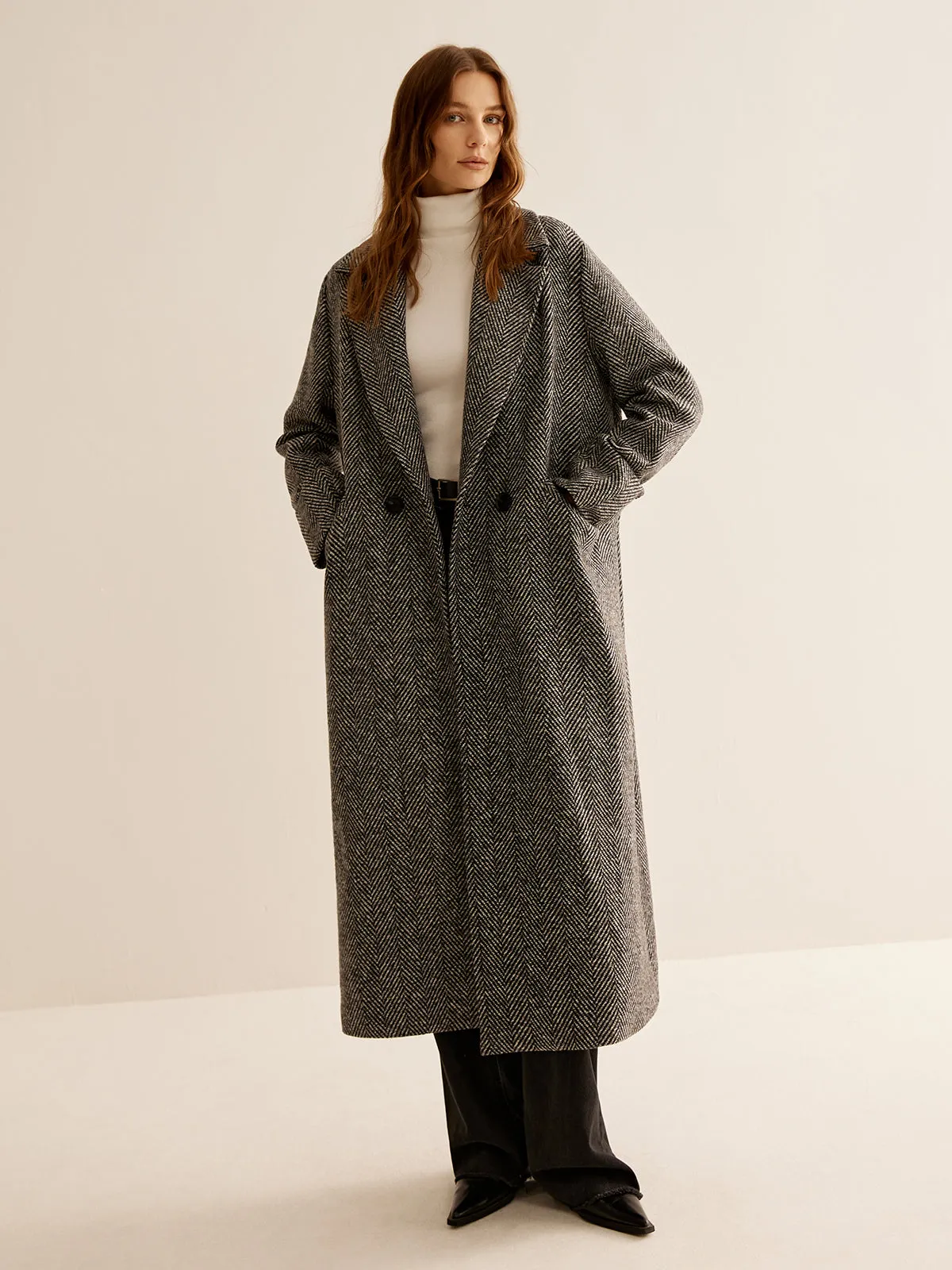 Essential Versatile Long Trench Coat sold by COMMENSE product image thumbnail 3