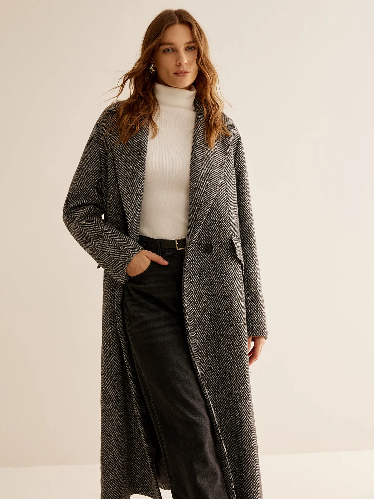 Essential Versatile Long Trench Coat sold by COMMENSE product image thumbnail 4