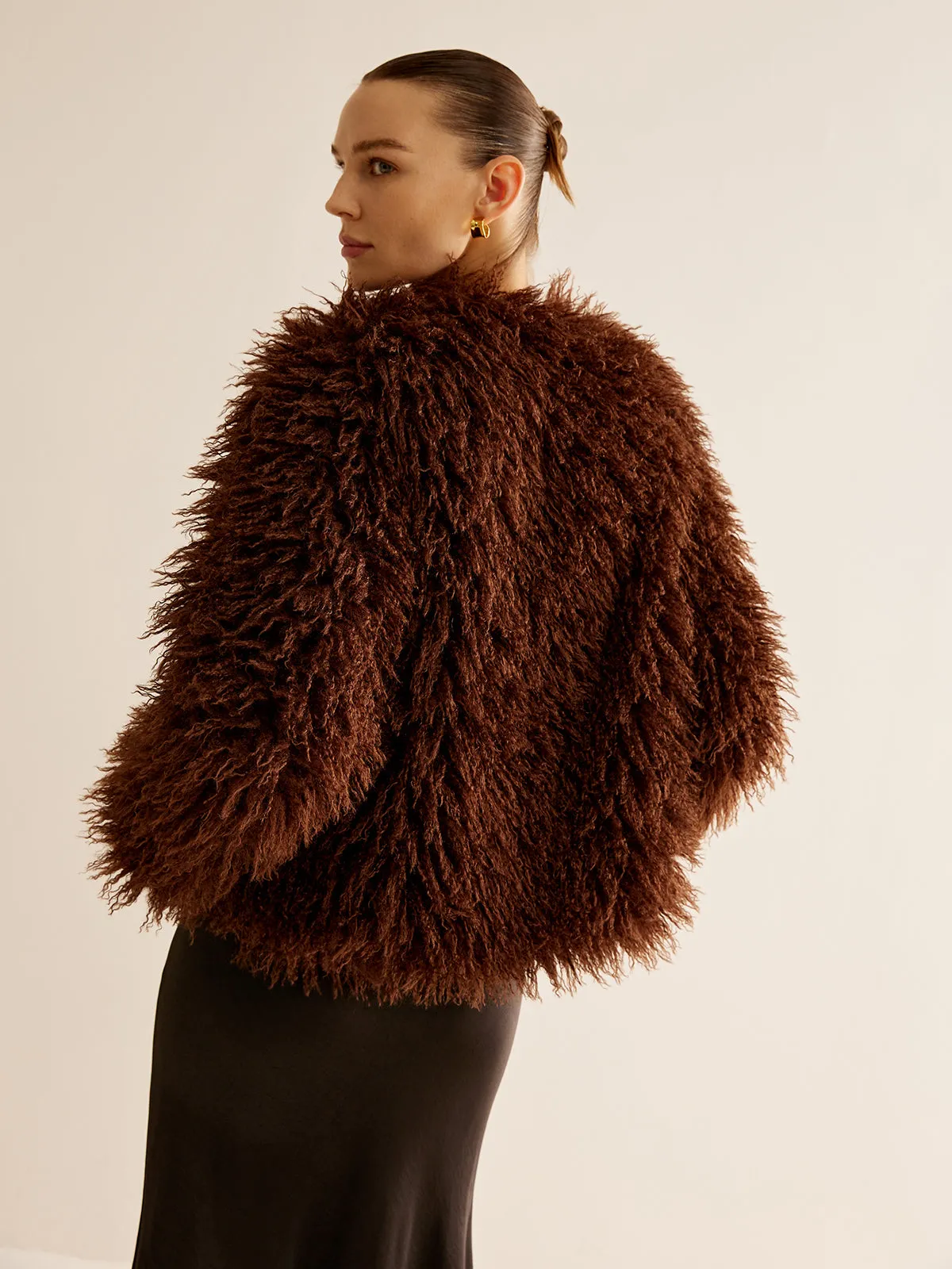 Essential Women Faux Fur Coat sold by COMMENSE product image thumbnail 3