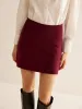 Minimalist Slim Sweater Mini Skirt sold by COMMENSE