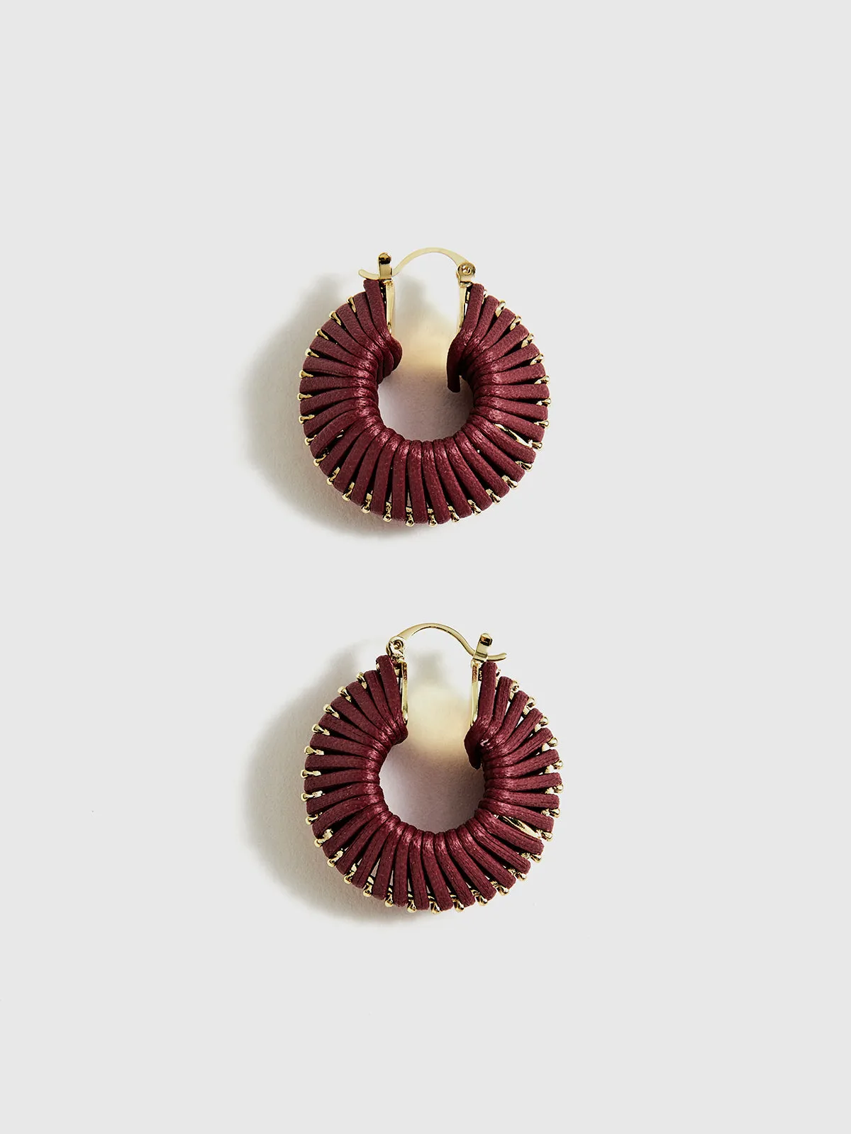 Vintage Woven Chunky Hoop Earrings sold by COMMENSE product image thumbnail 2