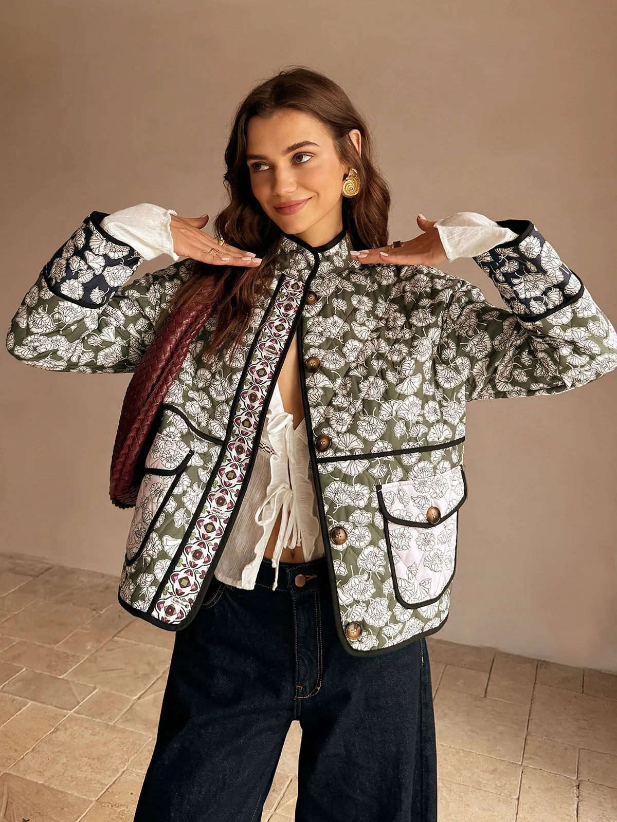 Boheme Flap Pockets Winter Coat sold by COMMENSE product image thumbnail 2