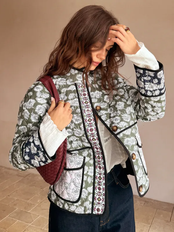 Boheme Flap Pockets Winter Coat sold by COMMENSE