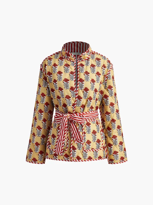 Boheme Double-Sided Belted Jacket sold by COMMENSE