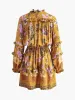 Boheme Printed Ruffle Cozy Dress sold by COMMENSE