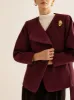Tweed Metal-Detail Belted Coat sold by COMMENSE