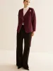 Tweed Metal-Detail Belted Coat sold by COMMENSE