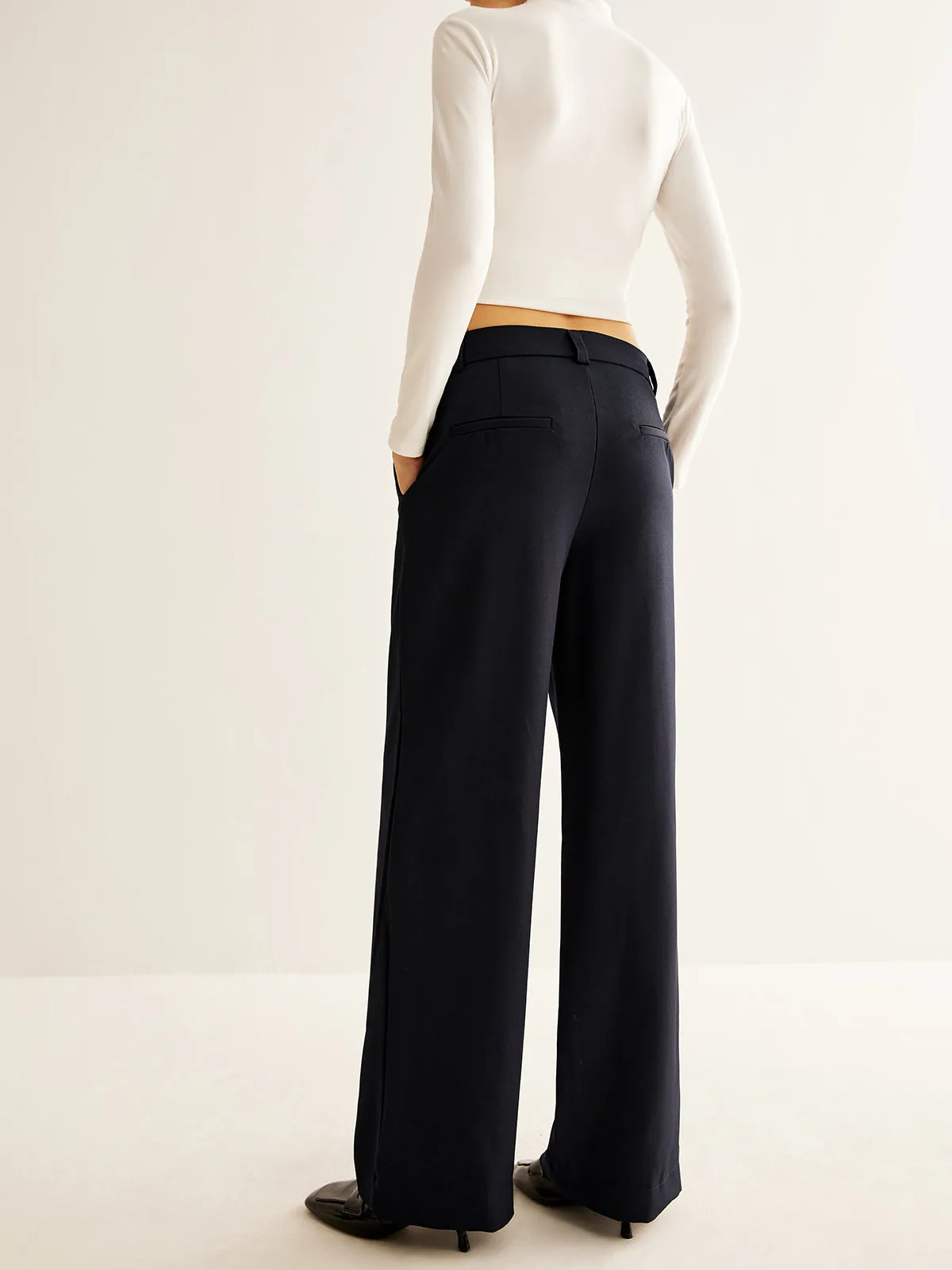 Front Zipper Straight Pants sold by COMMENSE product image thumbnail 4