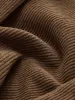 Corduroy Pleated Skirt With Belt sold by COMMENSE