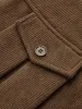 Corduroy Pleated Skirt With Belt sold by COMMENSE
