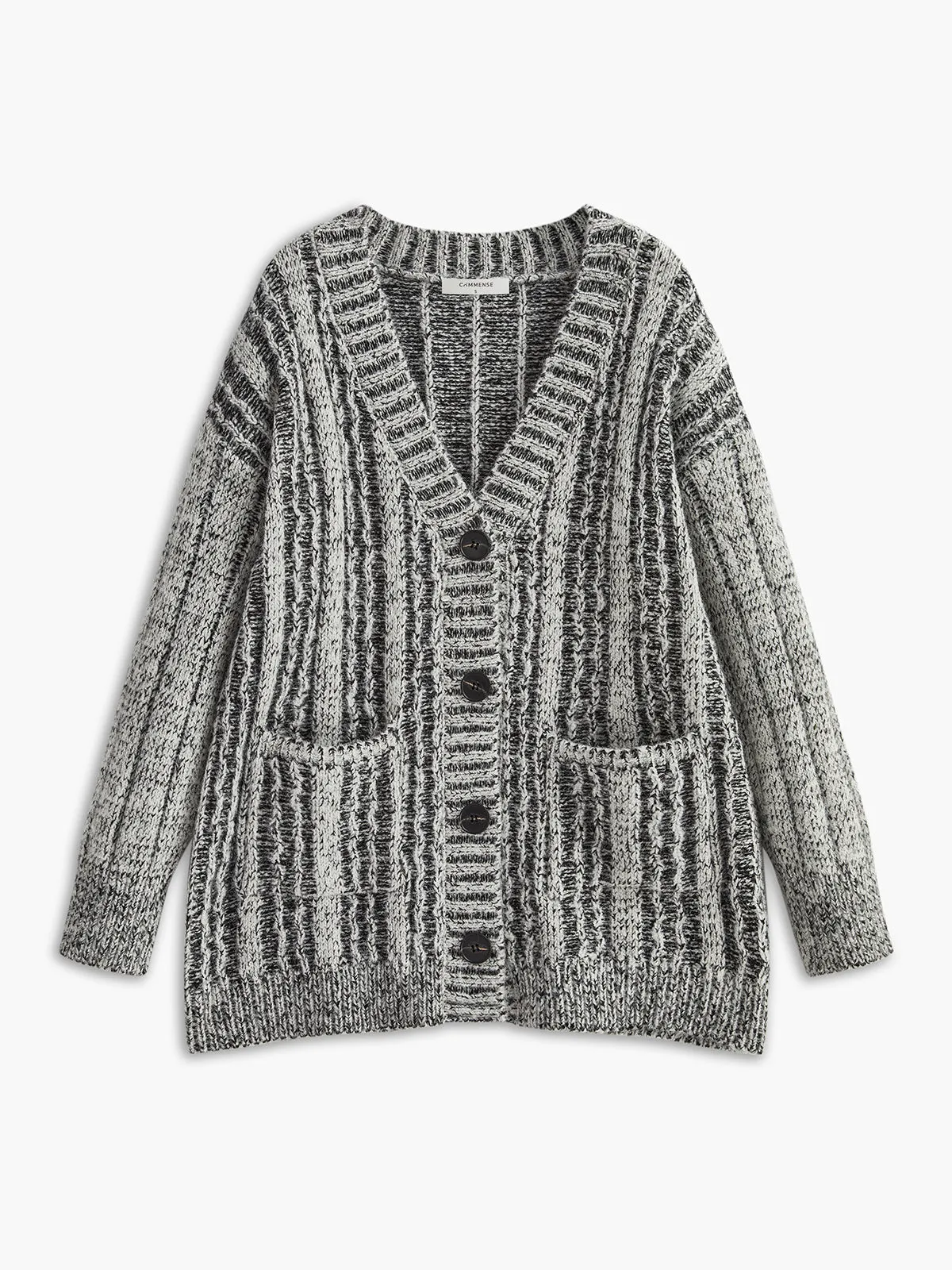 Vintage Pockets Loose Knit Outerwear sold by COMMENSE