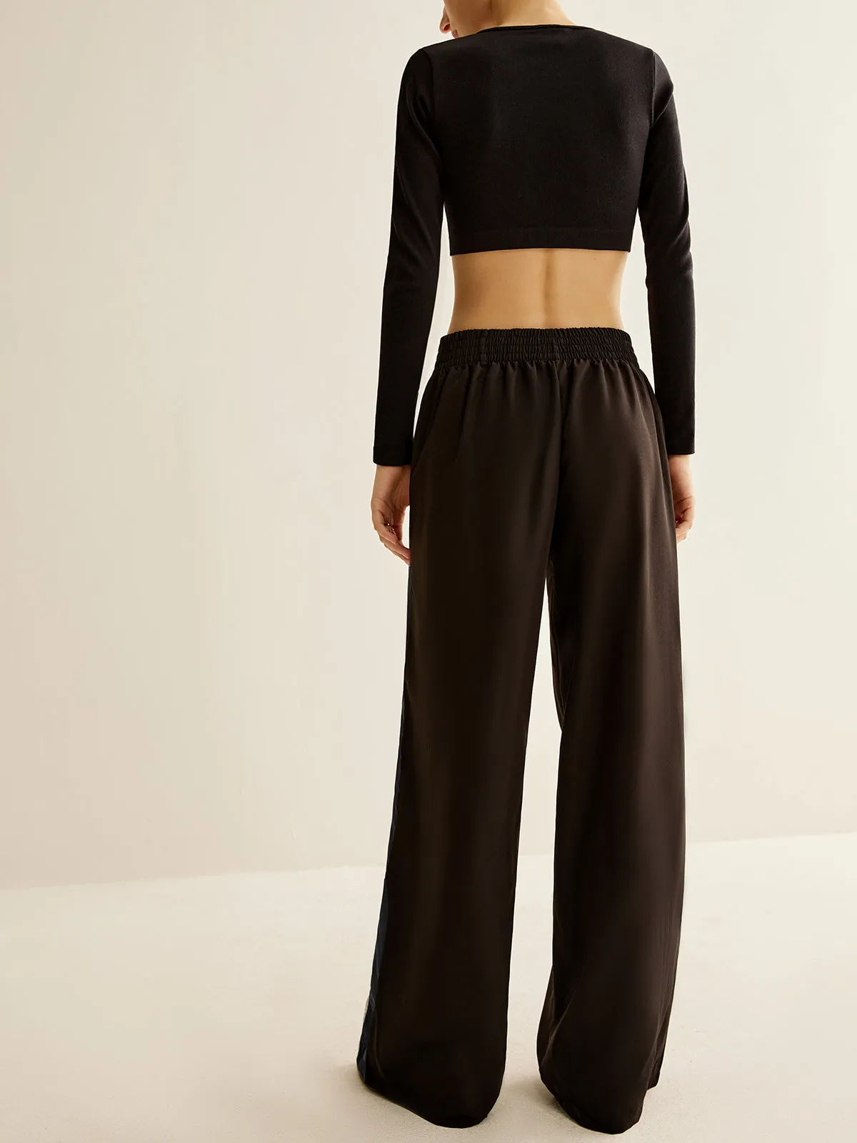 Contrast Side Striped Athleisure Pants sold by COMMENSE product image thumbnail 5