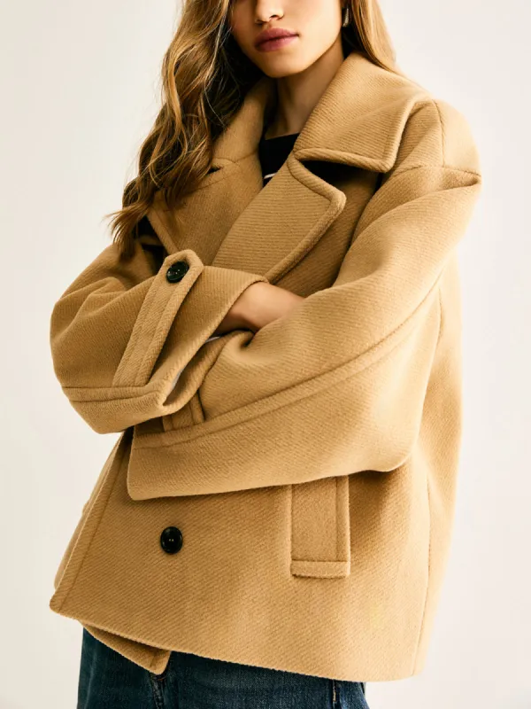 Casual Tweed Warm Coat sold by COMMENSE