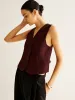 Button Petite Vest sold by COMMENSE