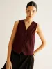 Button Petite Vest sold by COMMENSE