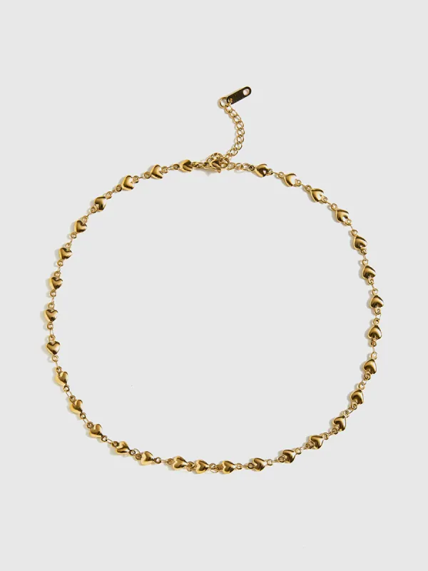 Heart Tassel Necklace sold by COMMENSE