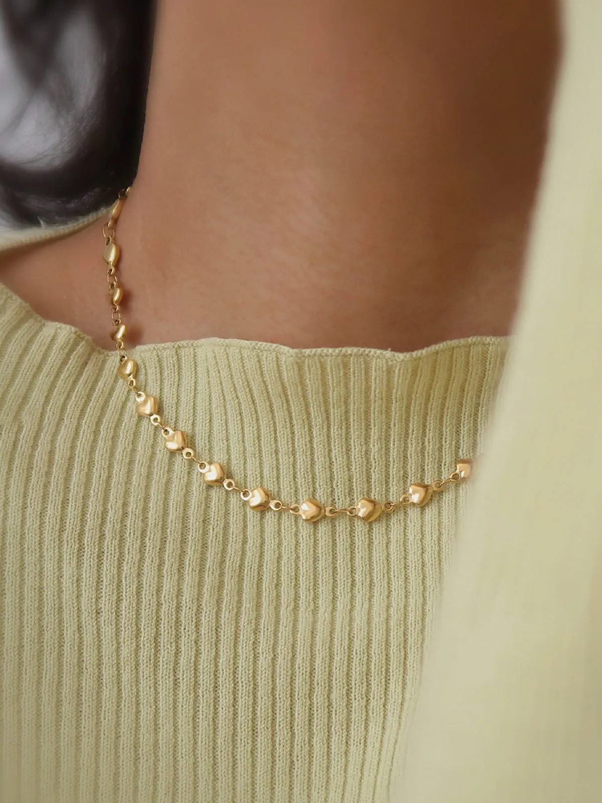 Heart Tassel Necklace sold by COMMENSE product image thumbnail 2