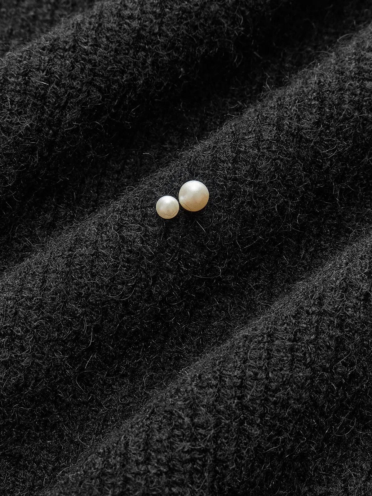 Pearl Beaded Cinched Sweater sold by COMMENSE product image thumbnail 4