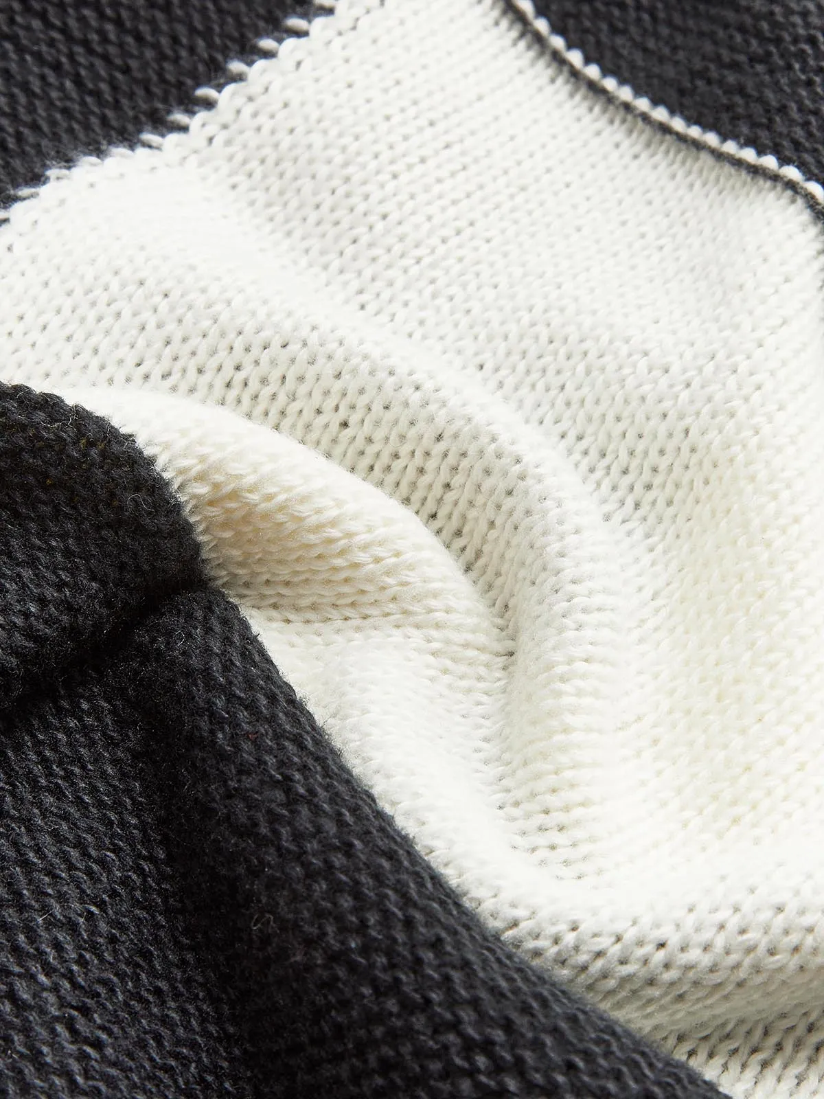 Checkerboard Pullover Sweater sold by COMMENSE product image thumbnail 4