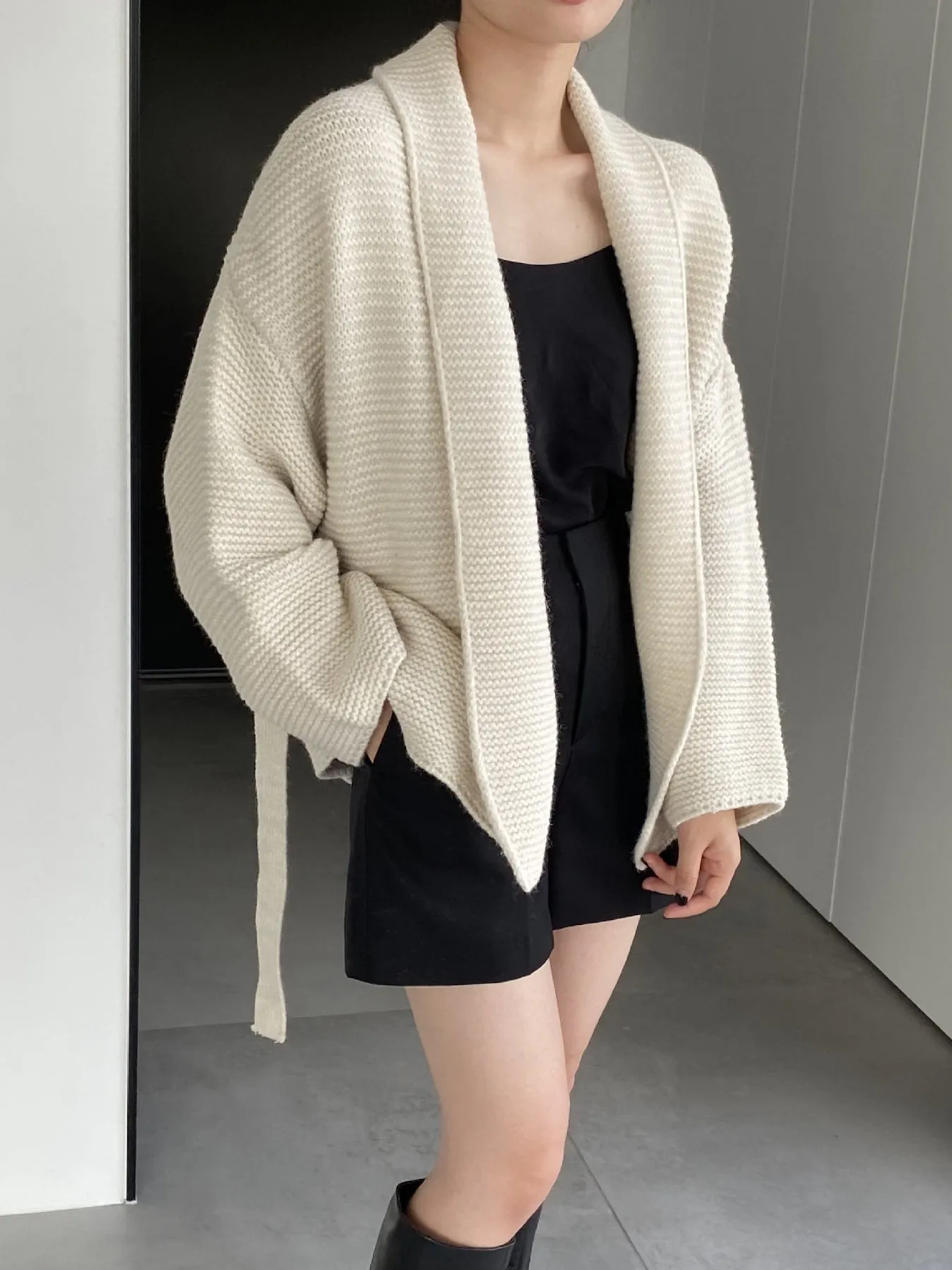 Mechanism Knitting Belted Outerwear sold by COMMENSE product image thumbnail 3