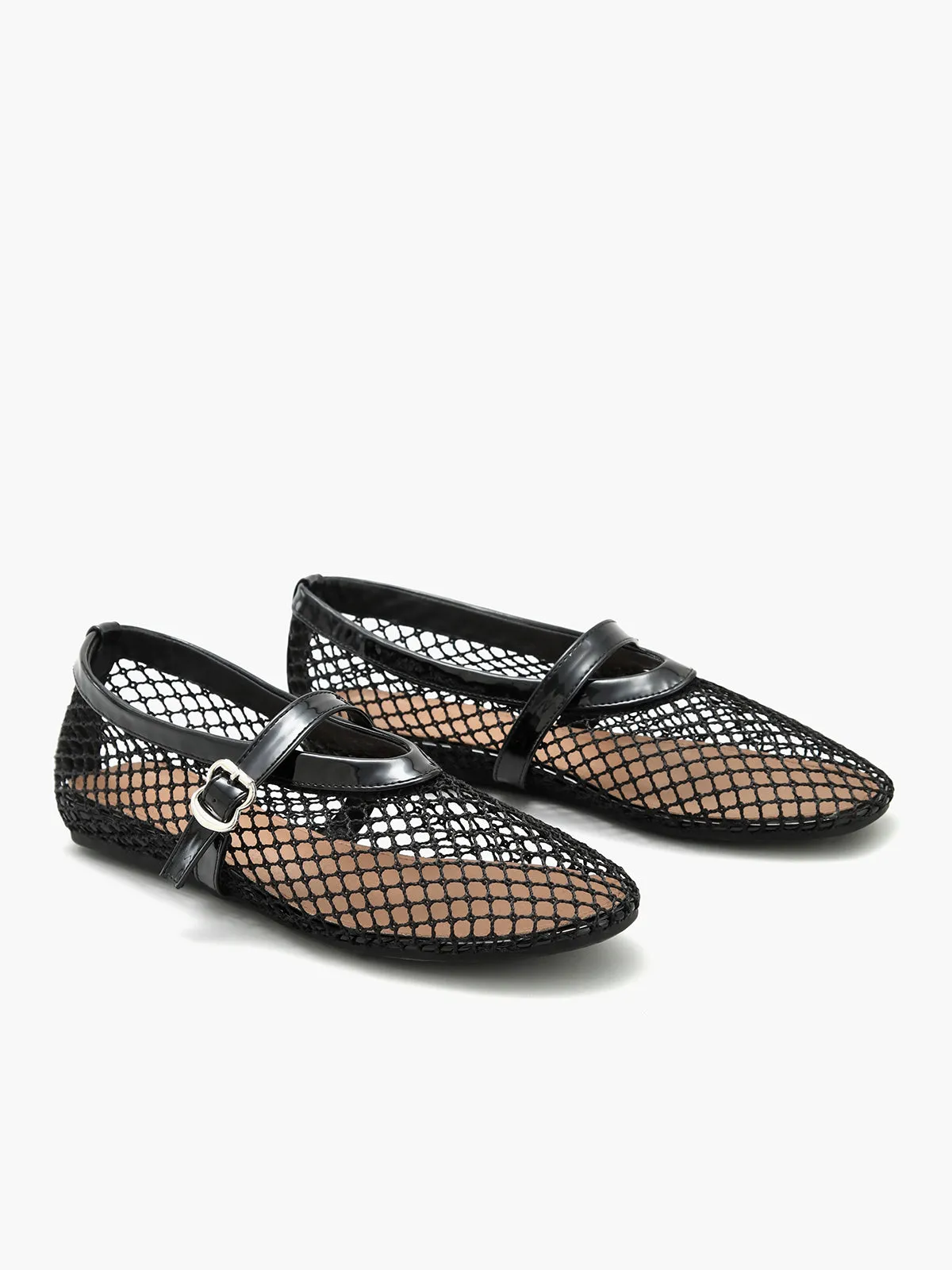 Fishnet Ballet Flats sold by COMMENSE product image thumbnail 4