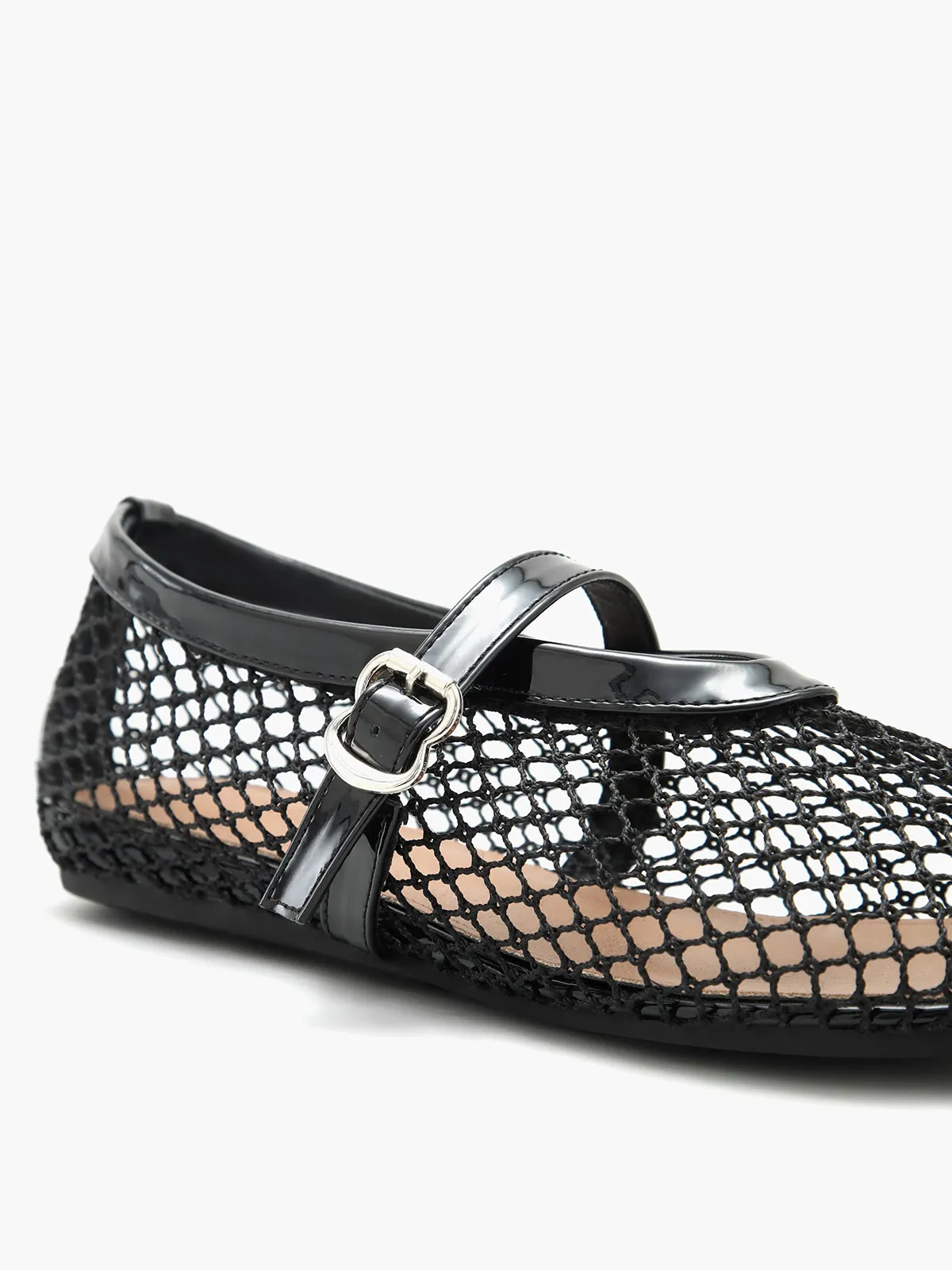 Fishnet Ballet Flats sold by COMMENSE product image thumbnail 5